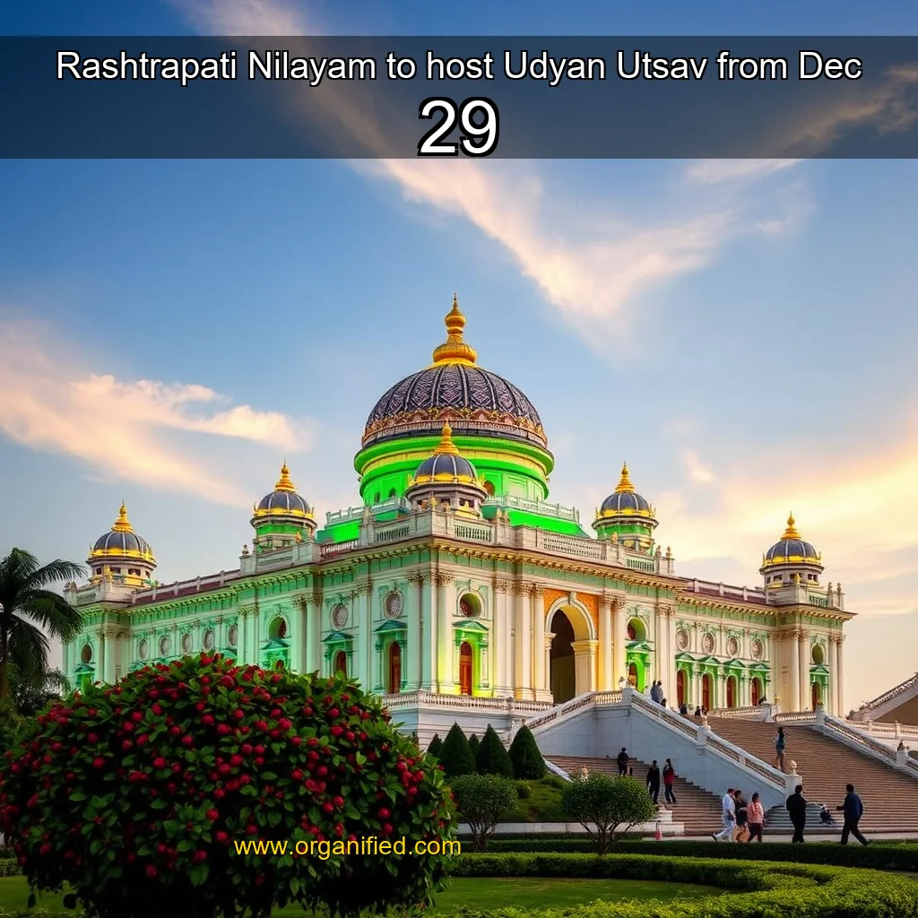 Read more about the article Rashtrapati Nilayam to host Udyan Utsav from Dec 29