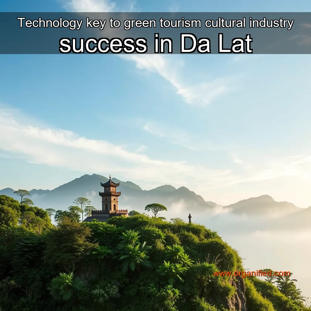 You are currently viewing Technology key to green tourism  cultural industry success in Da Lat