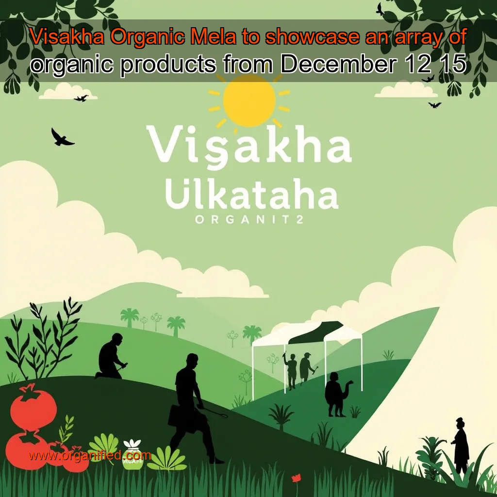 Read more about the article Visakha Organic Mela to showcase an array of organic products from December 12  15