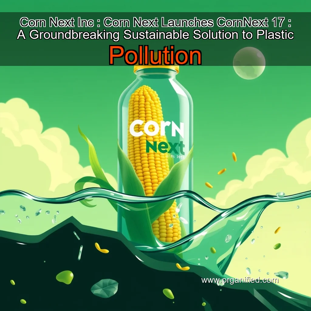 Read more about the article Corn Next Inc : Corn Next Launches CornNext  17 : A Groundbreaking Sustainable Solution to Plastic Pollution