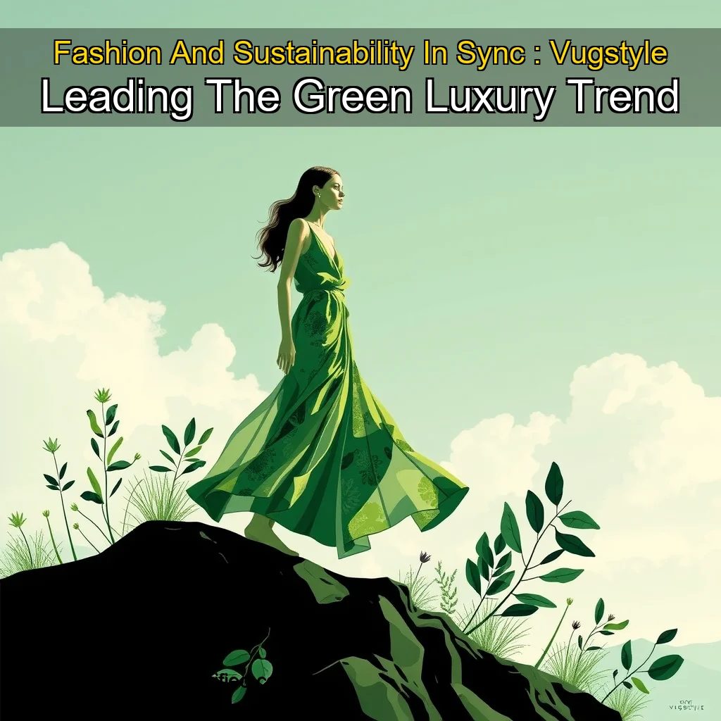Read more about the article Fashion And Sustainability In Sync : Vugstyle Leading The Green Luxury Trend