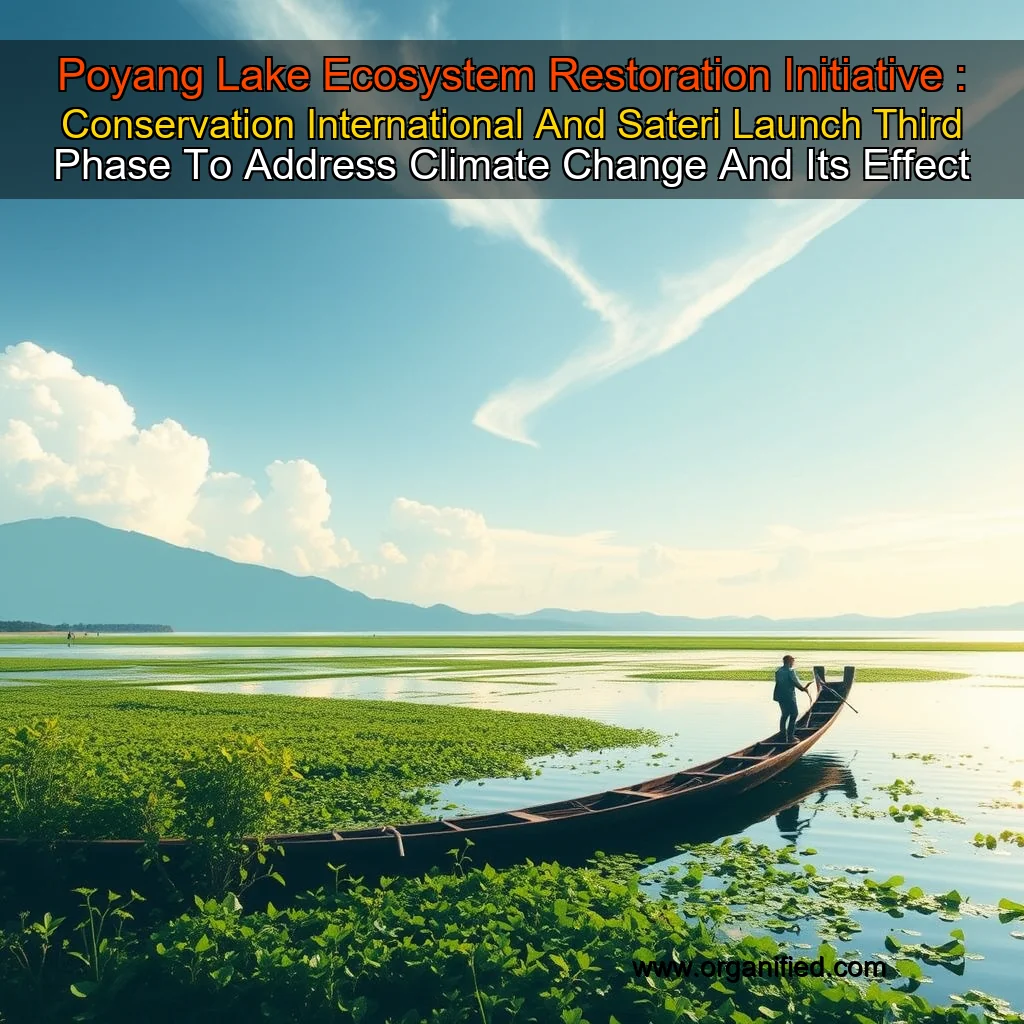 Read more about the article Poyang Lake Ecosystem Restoration Initiative : Conservation International And Sateri Launch Third Phase To Address Climate Change And Its Effect On Com