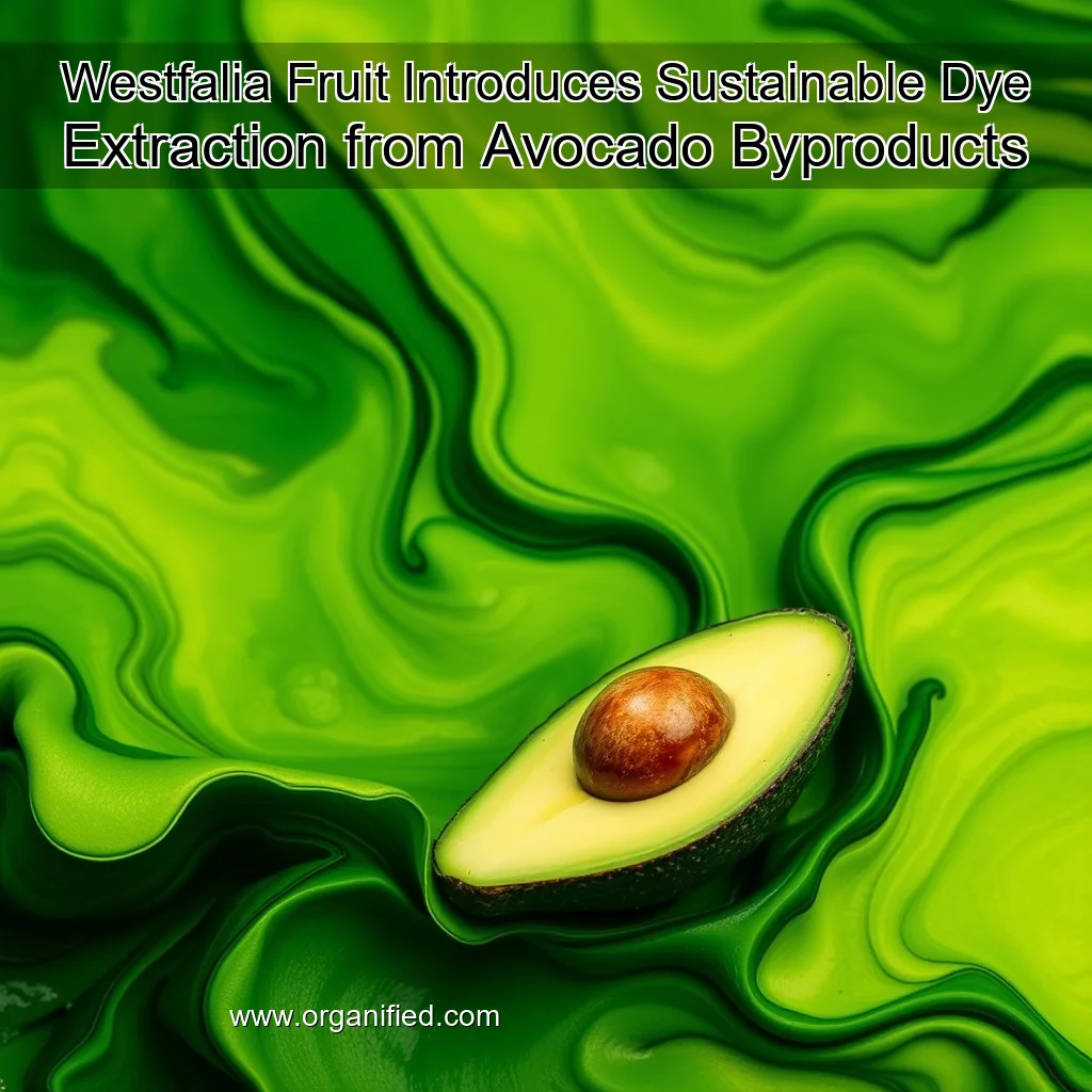 Read more about the article Westfalia Fruit Introduces Sustainable Dye Extraction from Avocado Byproducts