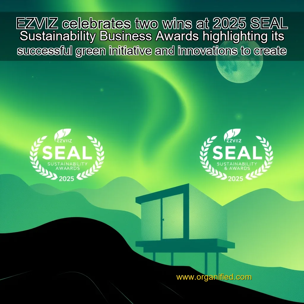 Read more about the article EZVIZ celebrates two wins at 2025 SEAL Sustainability Business Awards  highlighting its successful green initiative and innovations to create future  ready smart homes