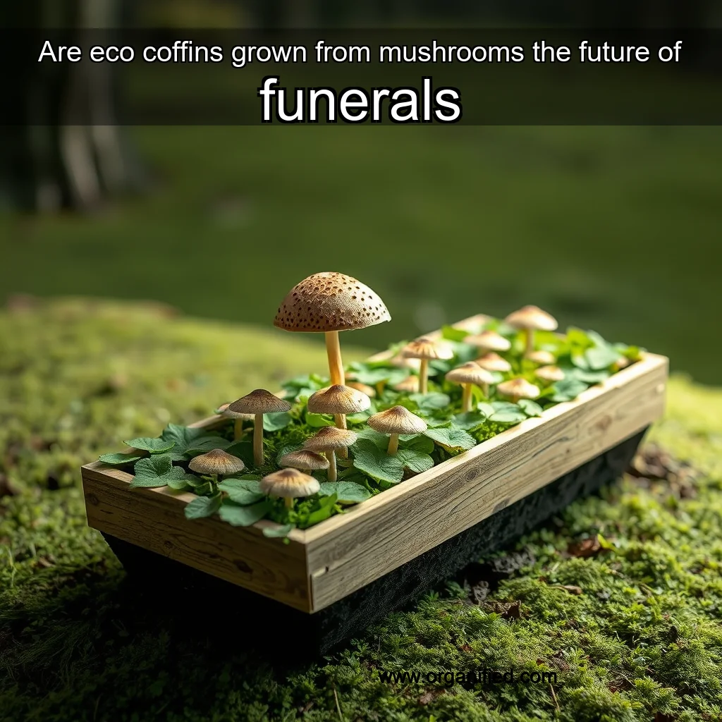Read more about the article Are eco  coffins grown from mushrooms the future of funerals