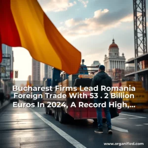 Read more about the article Bucharest Firms Lead Romania Foreign Trade With 53 . 2 Billion Euros In 2024, A Record High, Says World Trade Centre Bucharest (Wtc).