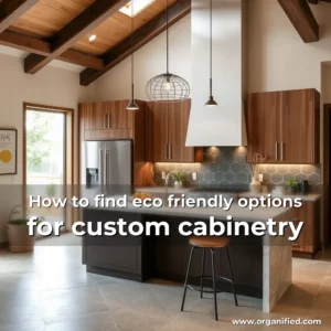 Read more about the article How to find eco  friendly options for custom cabinetry