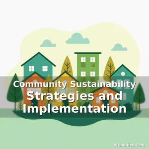 Read more about the article Community Sustainability Strategies and Implementation