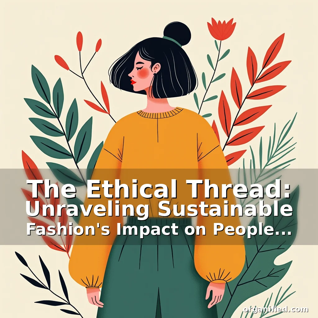 Read more about the article The Ethical Thread: Unraveling Sustainable Fashion’s Impact on People and Planet