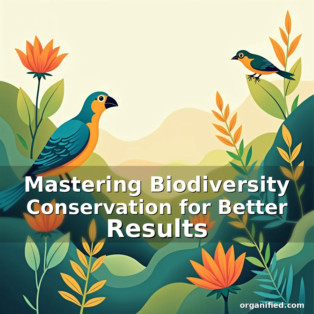 Read more about the article Mastering Biodiversity Conservation for Better Results