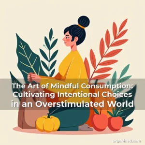 Read more about the article The Art of Mindful Consumption: Cultivating Intentional Choices in an Overstimulated World