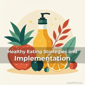 Artistic representation for Healthy Eating Strategies and Implementation