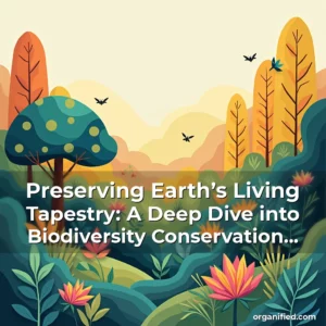 Read more about the article Preserving Earth’s Living Tapestry: A Deep Dive into Biodiversity Conservation Strategies